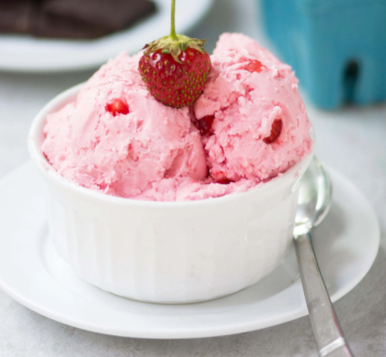 STRAWBERRY ICE CREAM